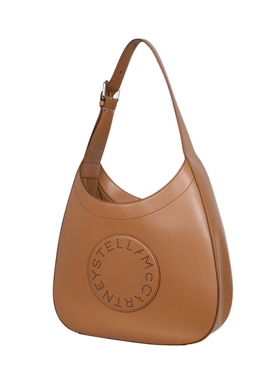 Logo Belt Slouchy Hobo Bag (Ginger)