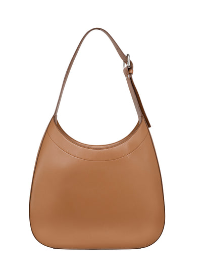 Logo Belt Slouchy Hobo Bag (Ginger)