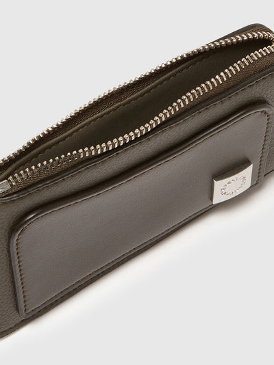 Ryder Zip Cardholder Dark Olive