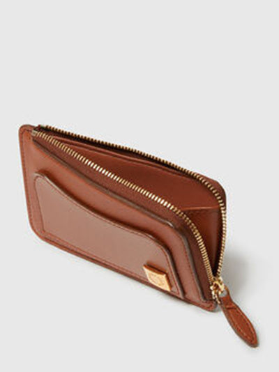 Ryder Zip Cardholder (Brandy)