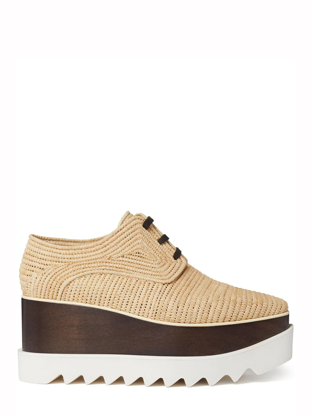 Elyse Raffia Platform Sneaker Loafers Naturale