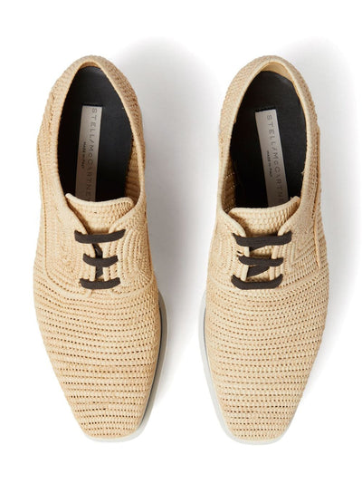 Elyse Raffia Platform Sneaker Loafers Naturale