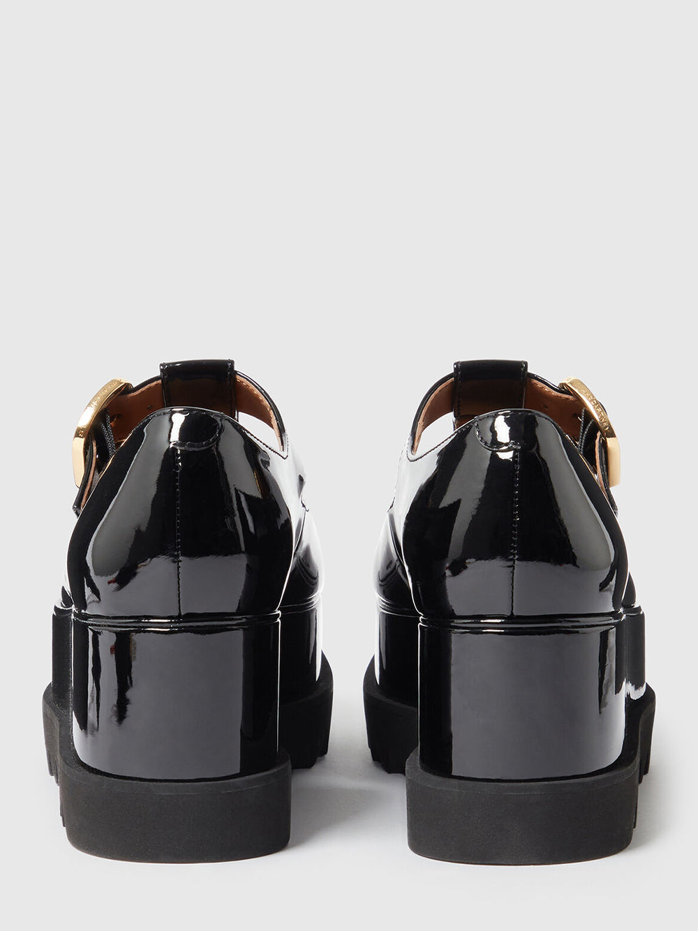 Elyse T-Bar Platform Mary Janes Black