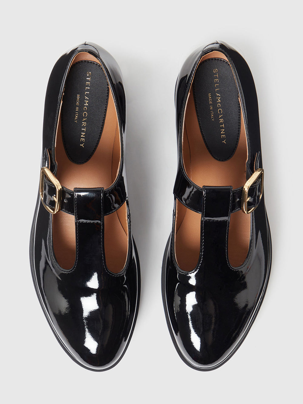 Elyse T-Bar Platform Mary Janes Black