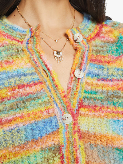 The Raglan Crop Cardigan (Fancy Fade)