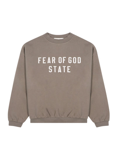 90S Fit Fleece Crewneck (Moss)