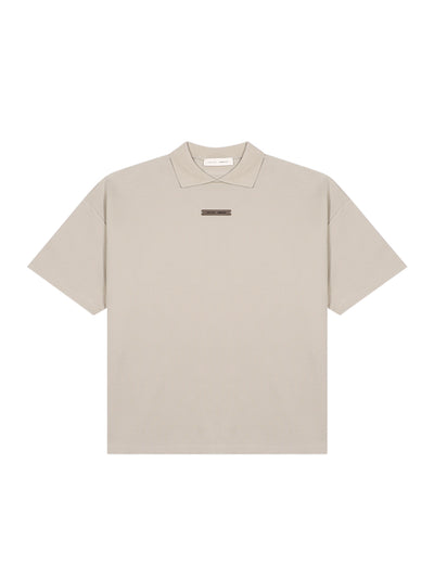 90S Fit Pique Short Sleeve (Abbey Stone)
