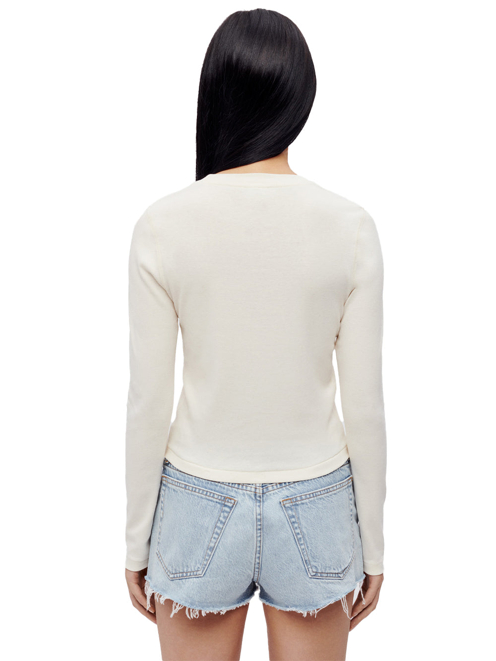 90s Baby Girl Sparkle Long Sleeve Tee (Naked)