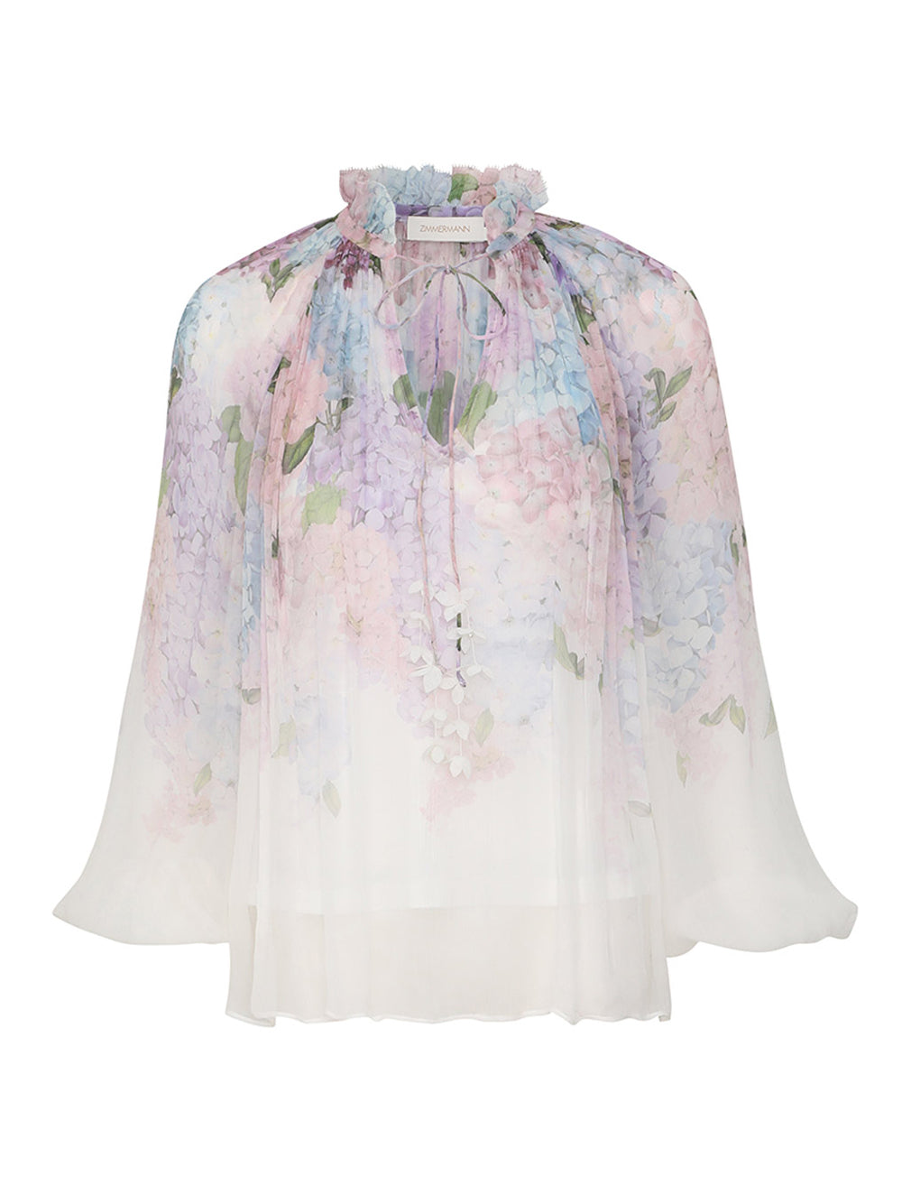 Dawning Billow Blouse Multi Hydrangea