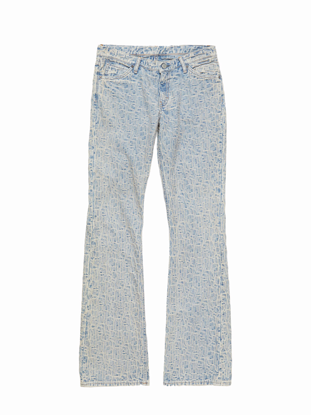 Slum Fit Jeans 2005 Monogram (Blue/Beige)