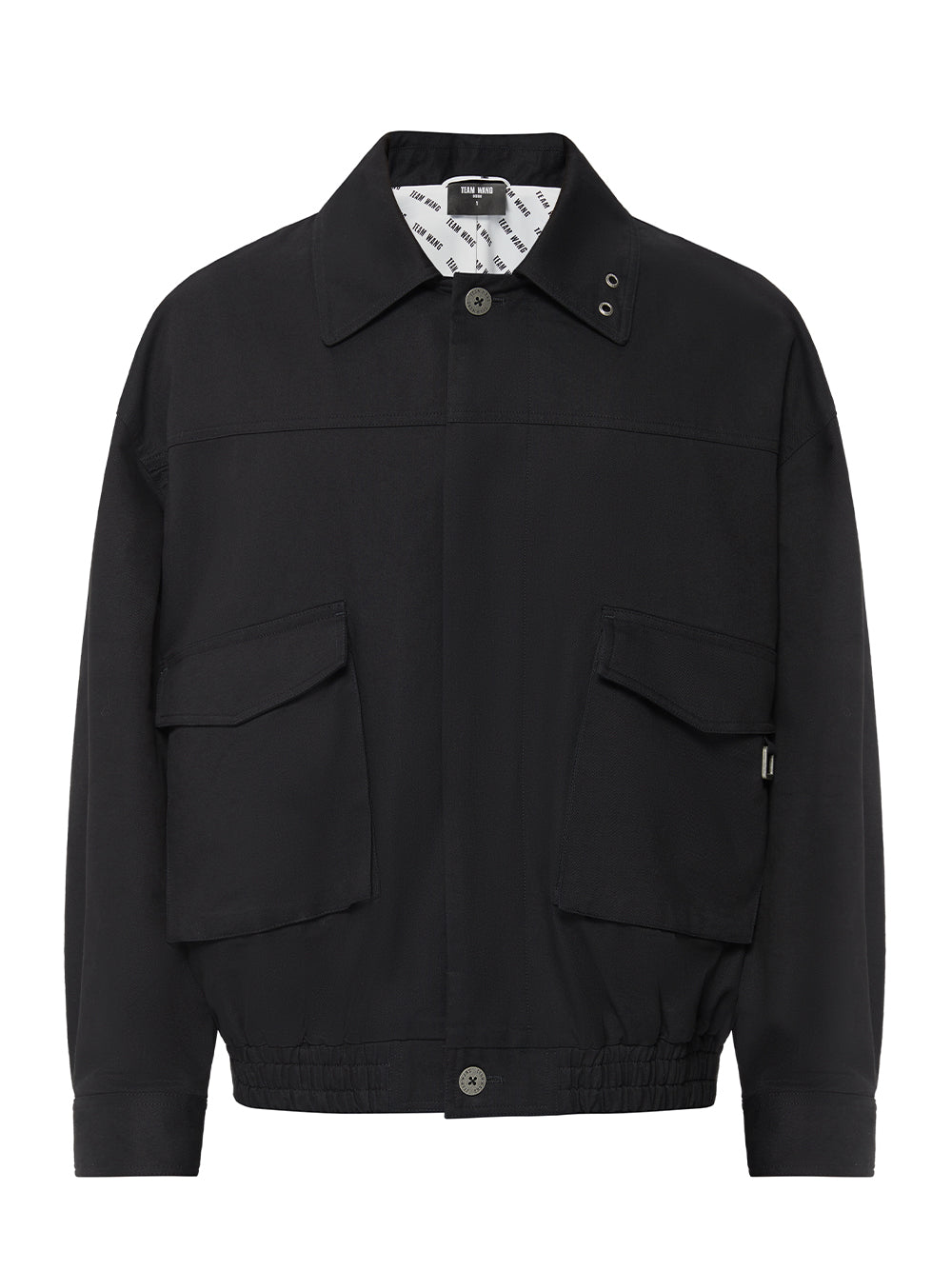 Washed Canvas Jacket Black