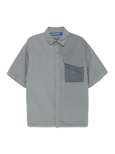Brunswick Short Sleeve Shirt Grey-Green