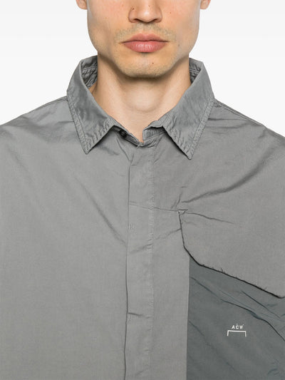 Brunswick Short Sleeve Shirt Grey-Green