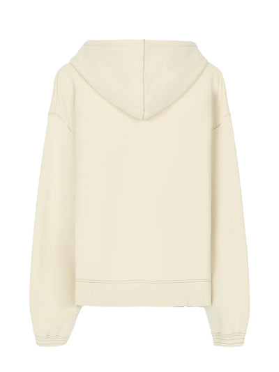 Millbank Zip Hoodie Beige
