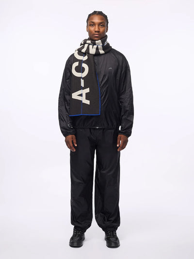 Typographic Scarf Grey