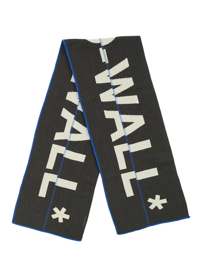 Typographic Scarf Grey