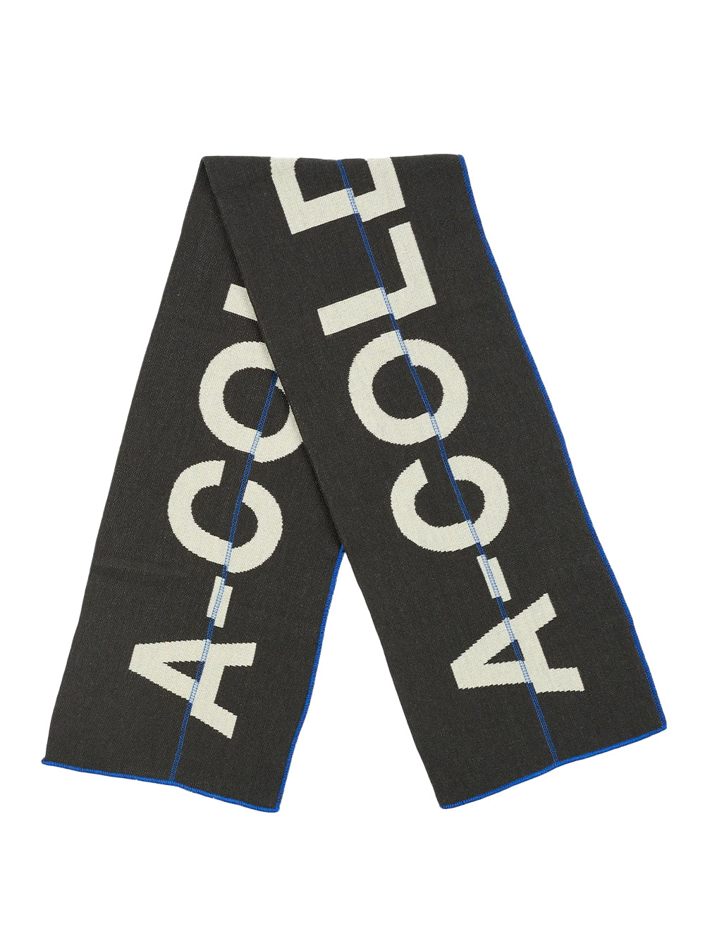 Typographic Scarf Grey