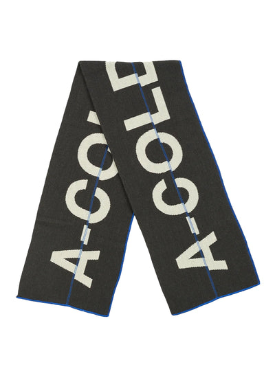 Typographic Scarf Grey