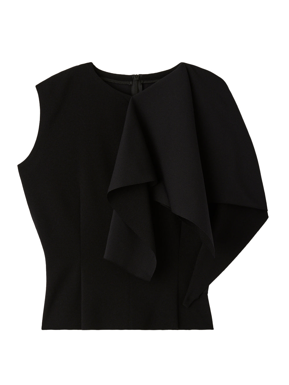 AC Milan Crease Sleeveless Top (Black)