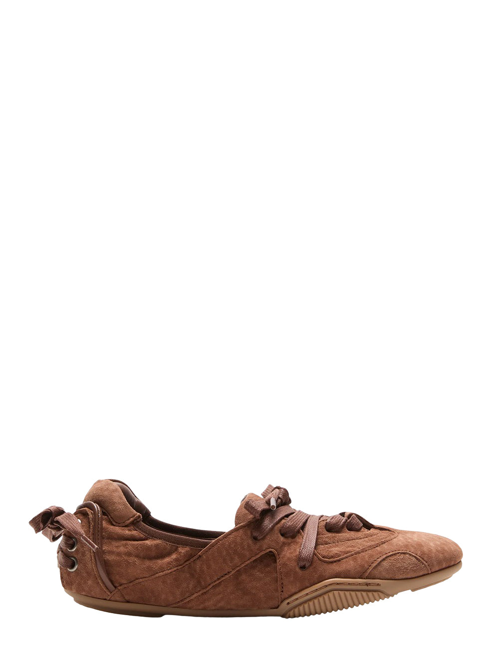 Lace-Up Shoes Brown