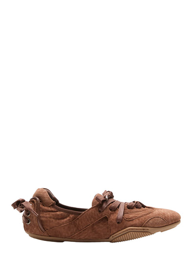 Lace-Up Shoes Brown