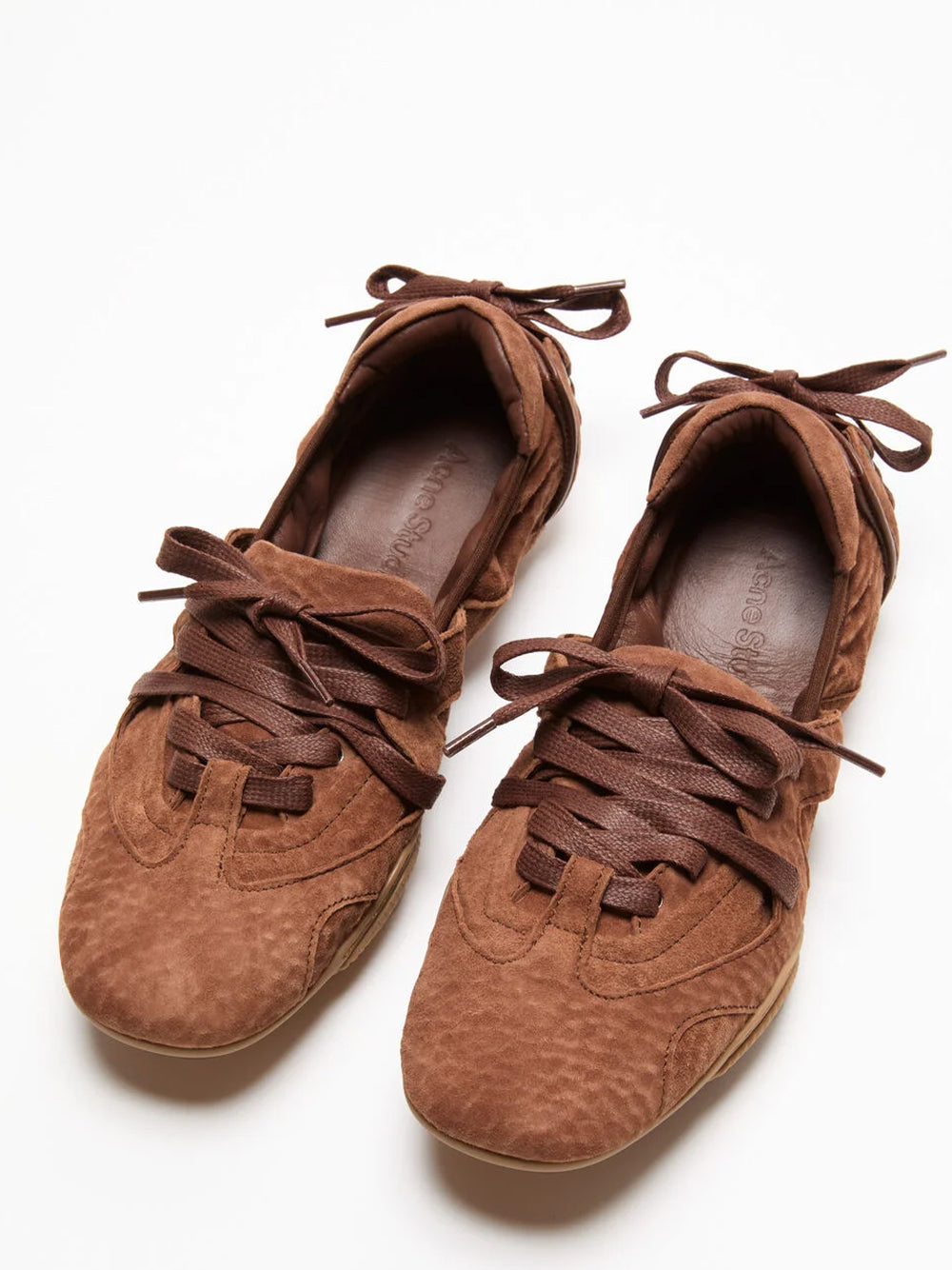 Lace-Up Shoes Brown