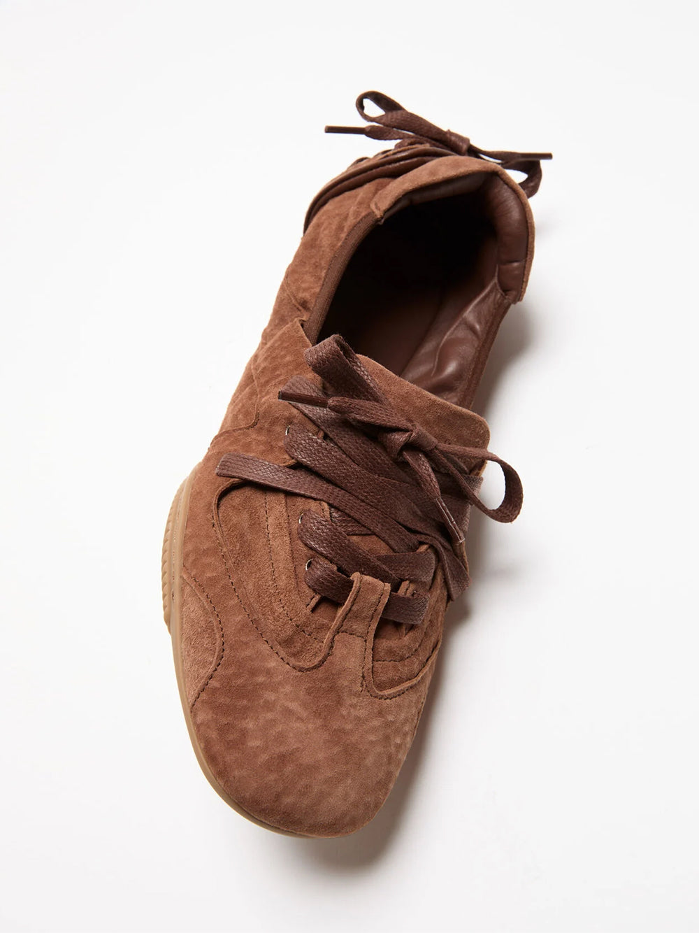 Lace-Up Shoes Brown