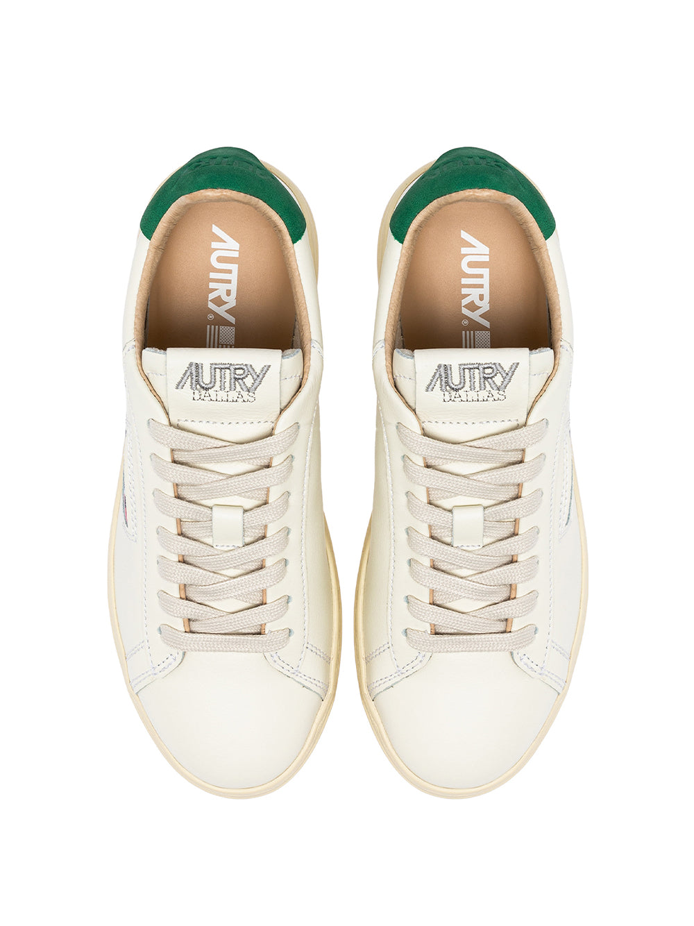 Dallas Low Sneakers Men Leather (White/Amazon) (Men)