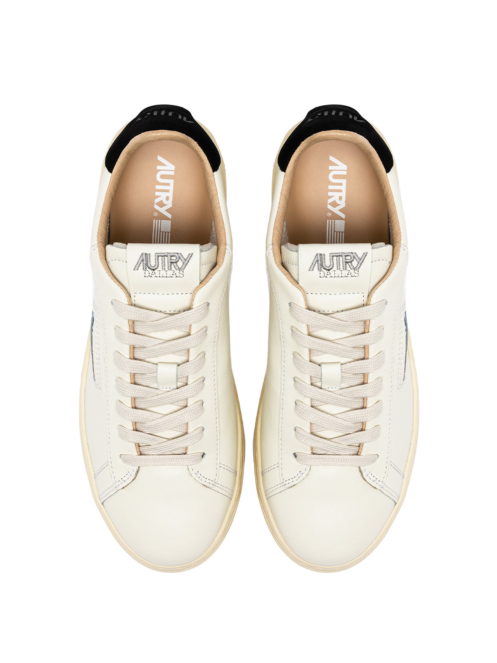 Dallas Low Sneakers (White/Black) (Men)