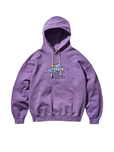 AECA Wave Hoodie (Washed Purple)