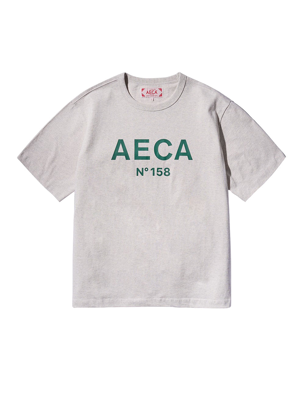 AECA Big Logo Tee (Oatmeal/Green)