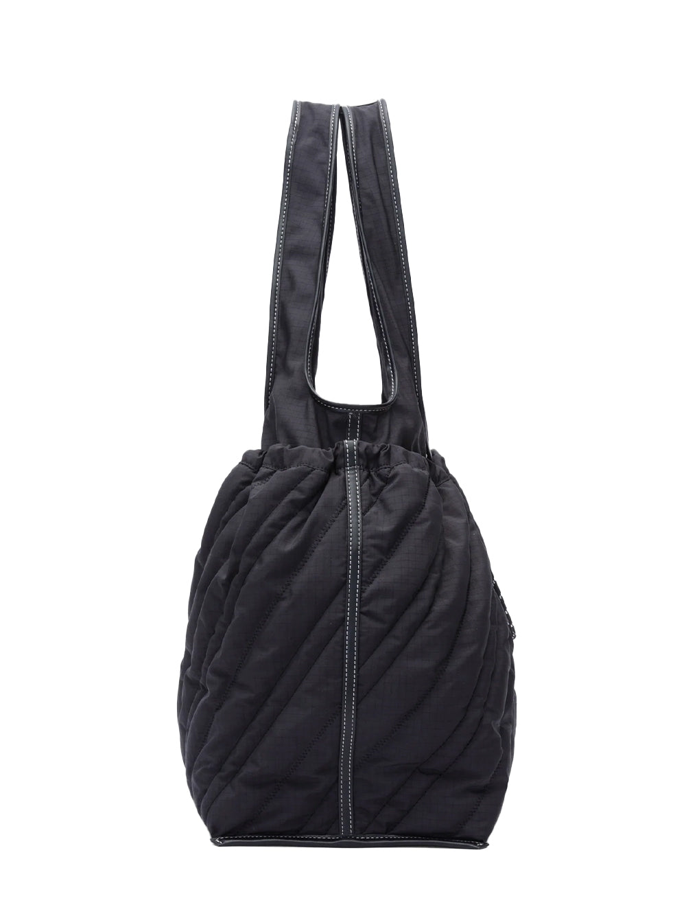 Quilted Market Tote (Black)