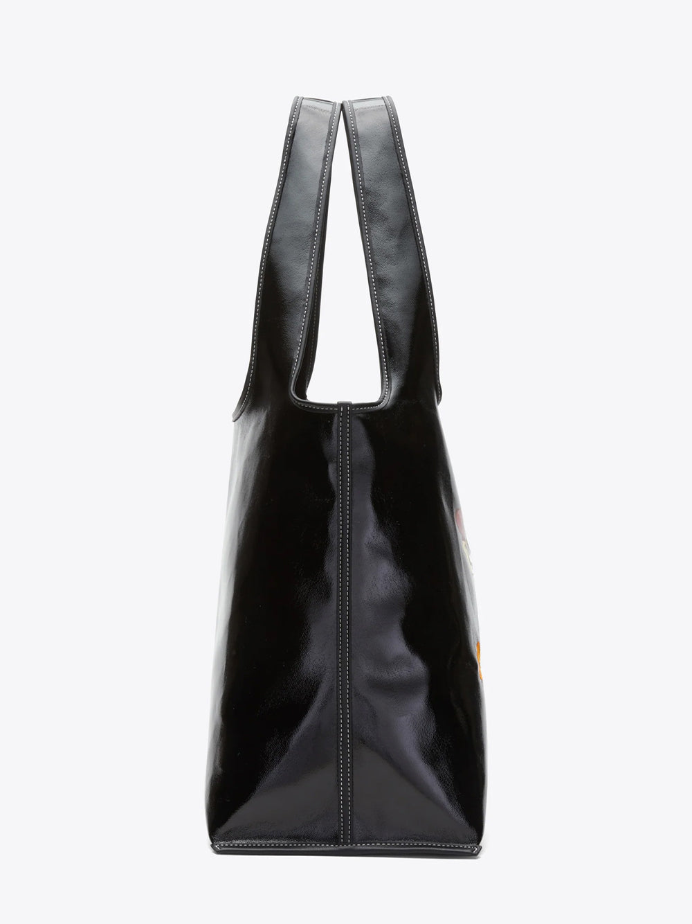 Joy Is A Great Adventure Market Tote Black Multi