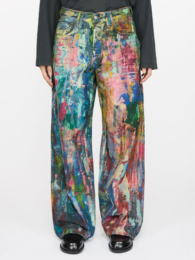 Baggy Fit Jeans - 1981F Blue/Multi