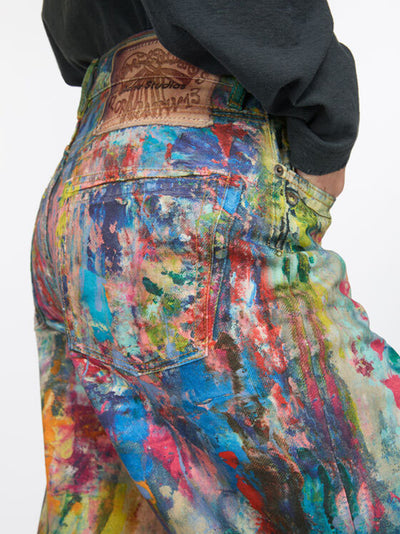 Baggy Fit Jeans - 1981F Blue/Multi