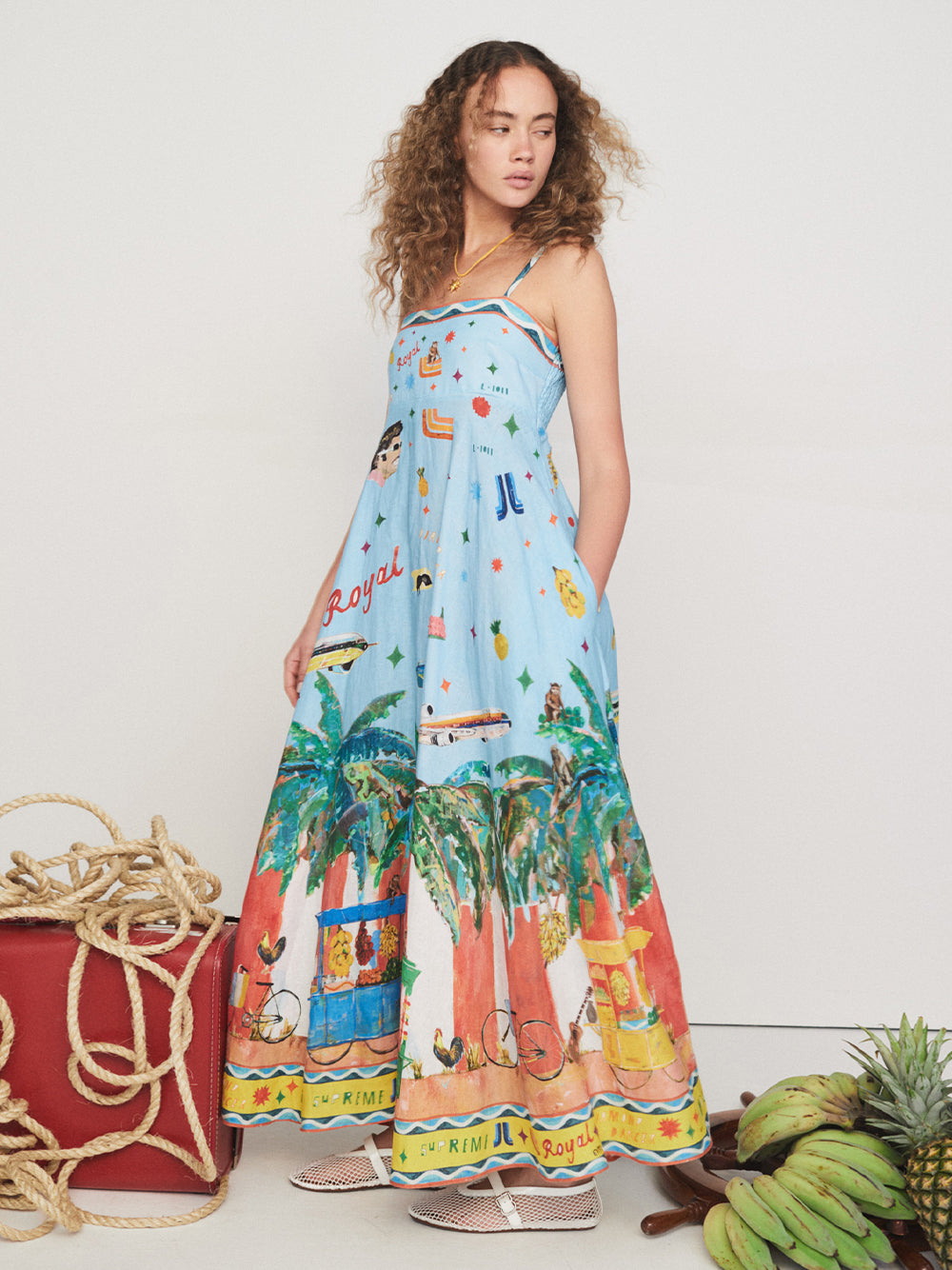 All Aboard Sundress (Multi)