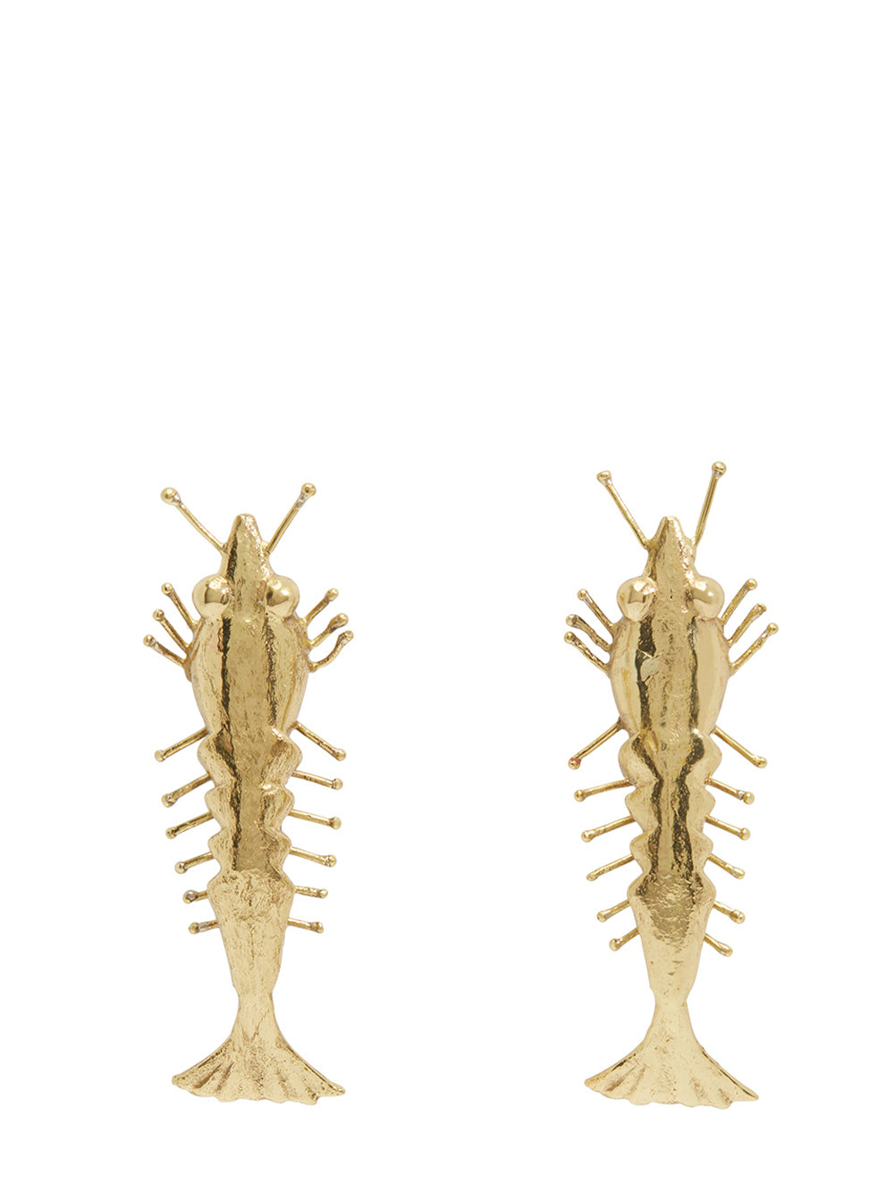 Banana House Lobster Earrings (Gold)