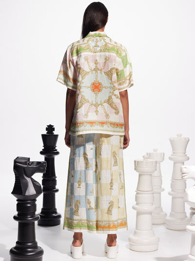 Checkmate Linen Pant (Multi)