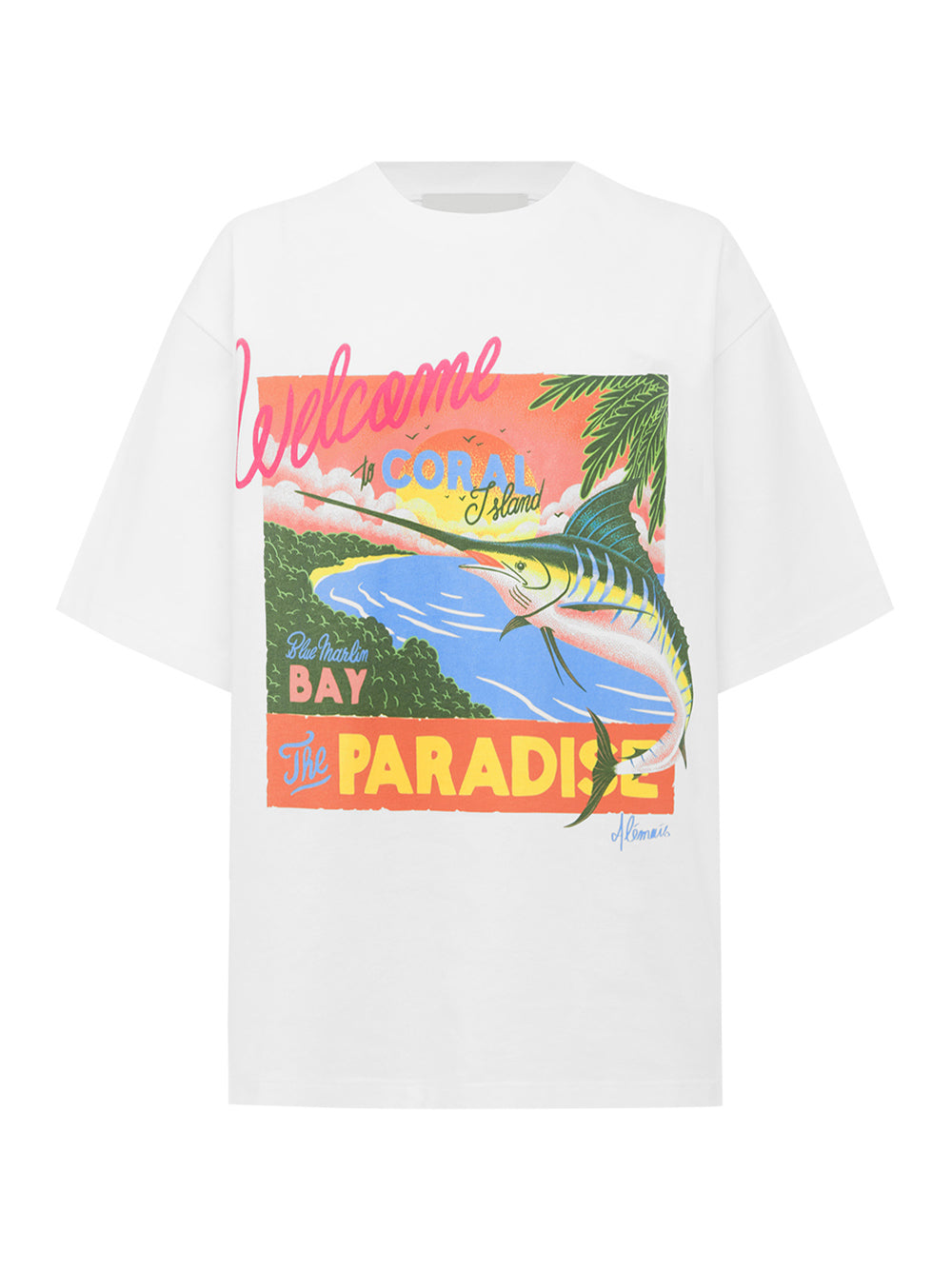 Coral Bay Tee (Cream)