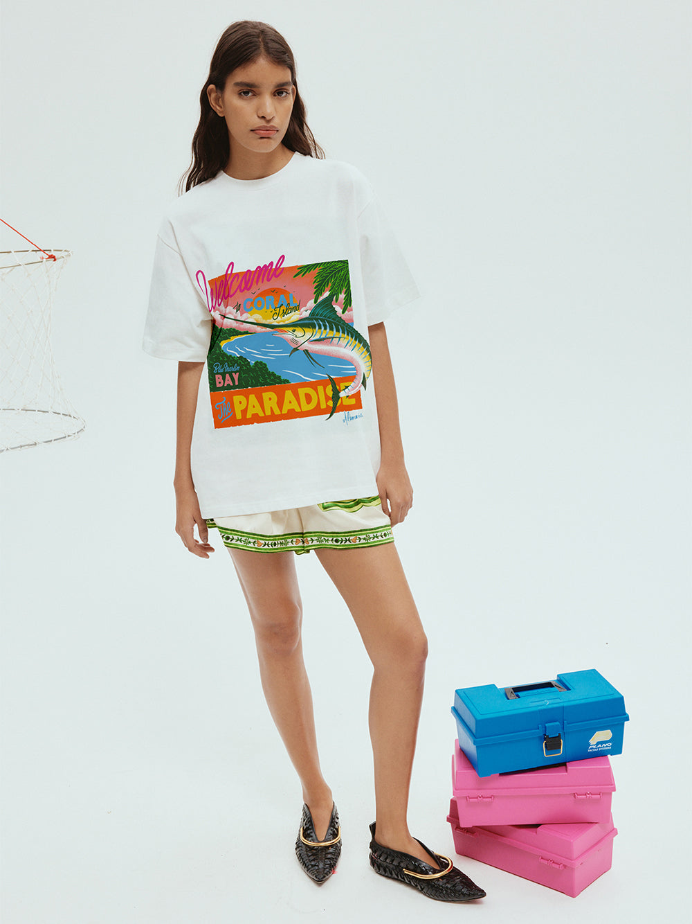 Coral Bay Tee (Cream)