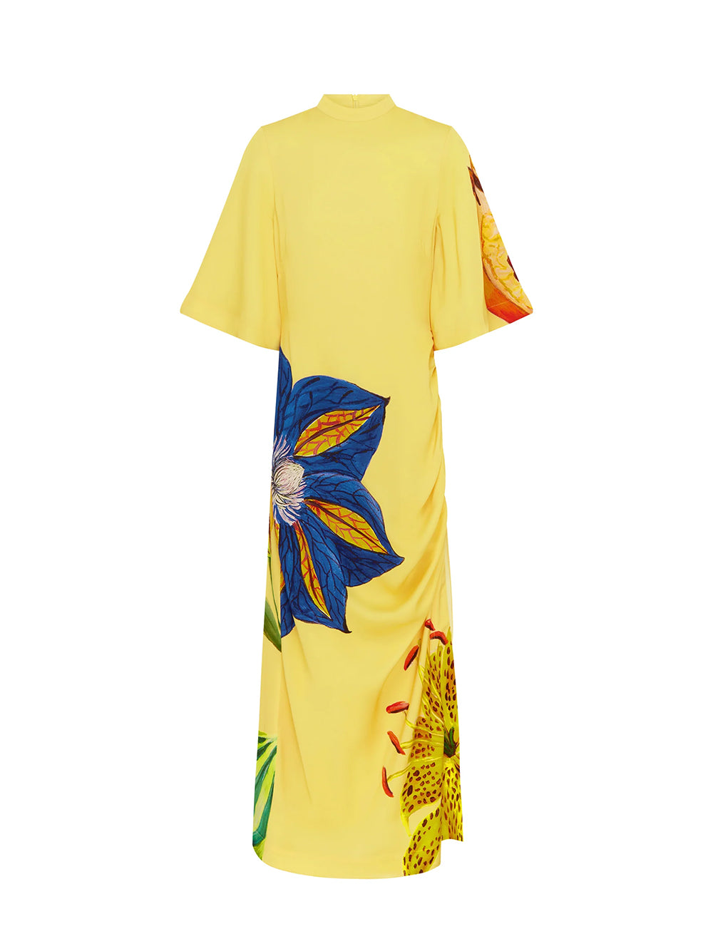 Dahlia Midi Dress (Lemon)