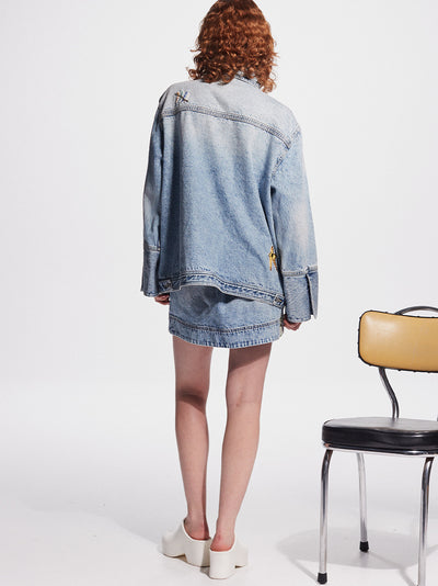 Jackpot Denim Jacket (Denim Blue)