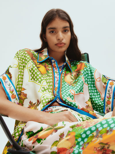 Lemonis Silk Shirt (Multi)
