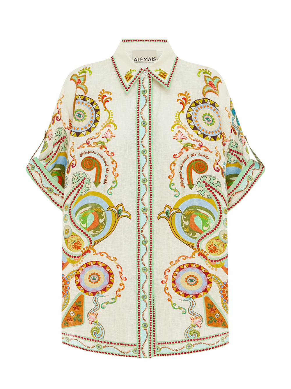 Pinball Linen Shirt (Multi)