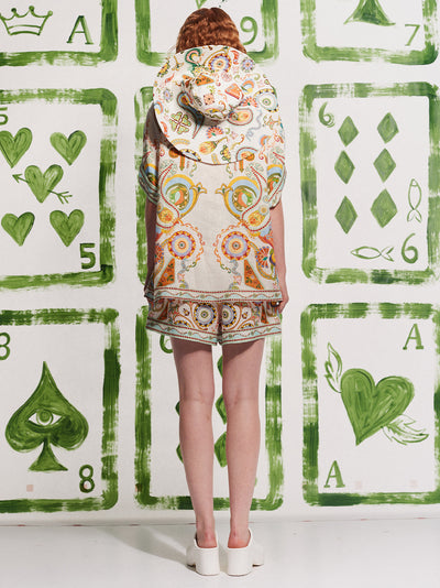 Pinball Linen Shirt (Multi)