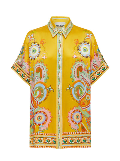Pinball Silk Shirt (Multi)