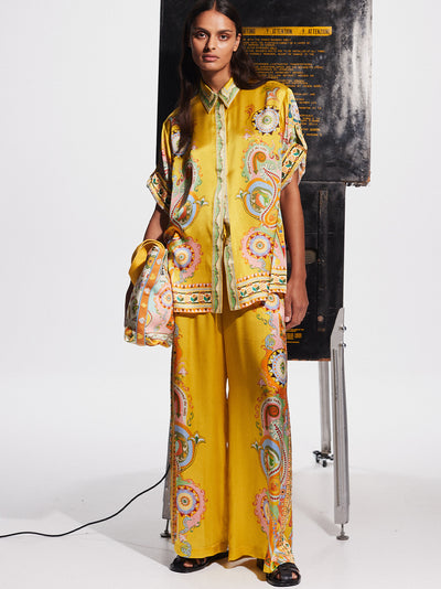 Pinball Silk Shirt (Multi)