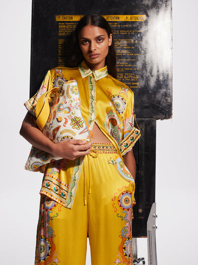 Pinball Silk Shirt (Multi)