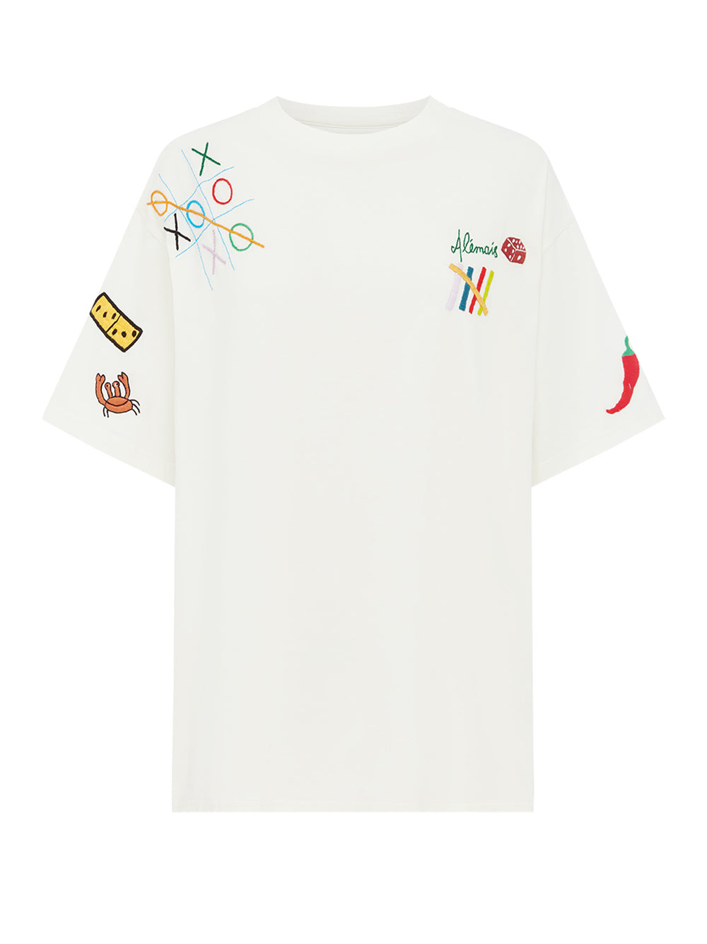 Player’s Embroidered T-shirt (White)