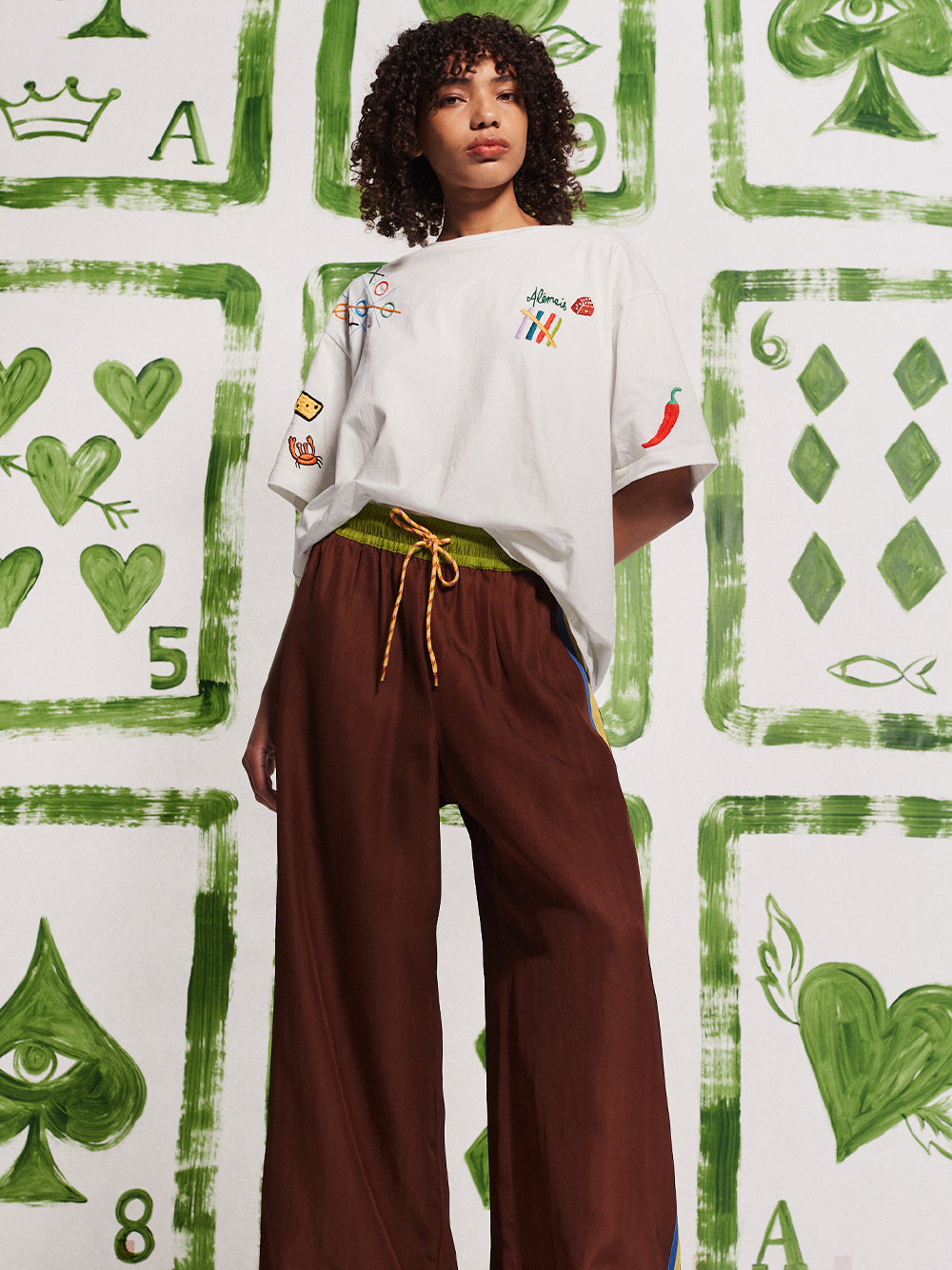 Player’s Embroidered T-shirt (White)